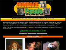 Tablet Screenshot of bondageparade.com